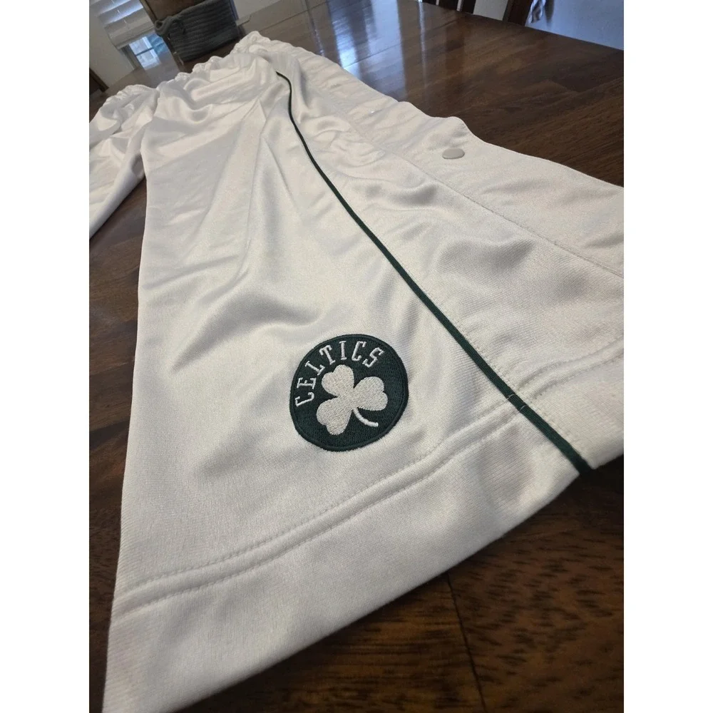 Nike NBA Boston Celtics Cream Showtime Performance Pants Men's Size XXL sku 96